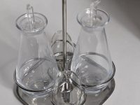 CRUET & SALT CELLAR SET 5P. GRAND HOTEL-mepra