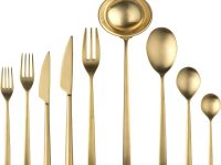 CUTLERY SET 75 PCS LINEA ICE ORO-one