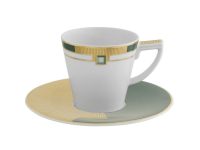 coffee cup with saucer Emerald pack of 4 Vista Alegre-one